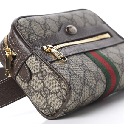 Gucci GG Supreme Monogram Web Small Ophidia Belt Bag 85 34 Dark Brown 6 of 11