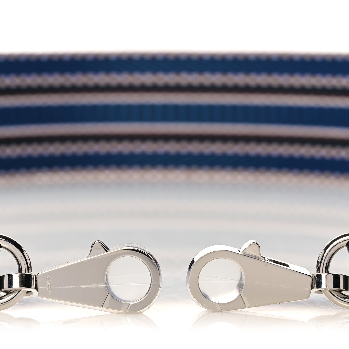 Toile Swift 50mm Sangle Cavale Shoulder Strap Bleu Zellige Indigo Black