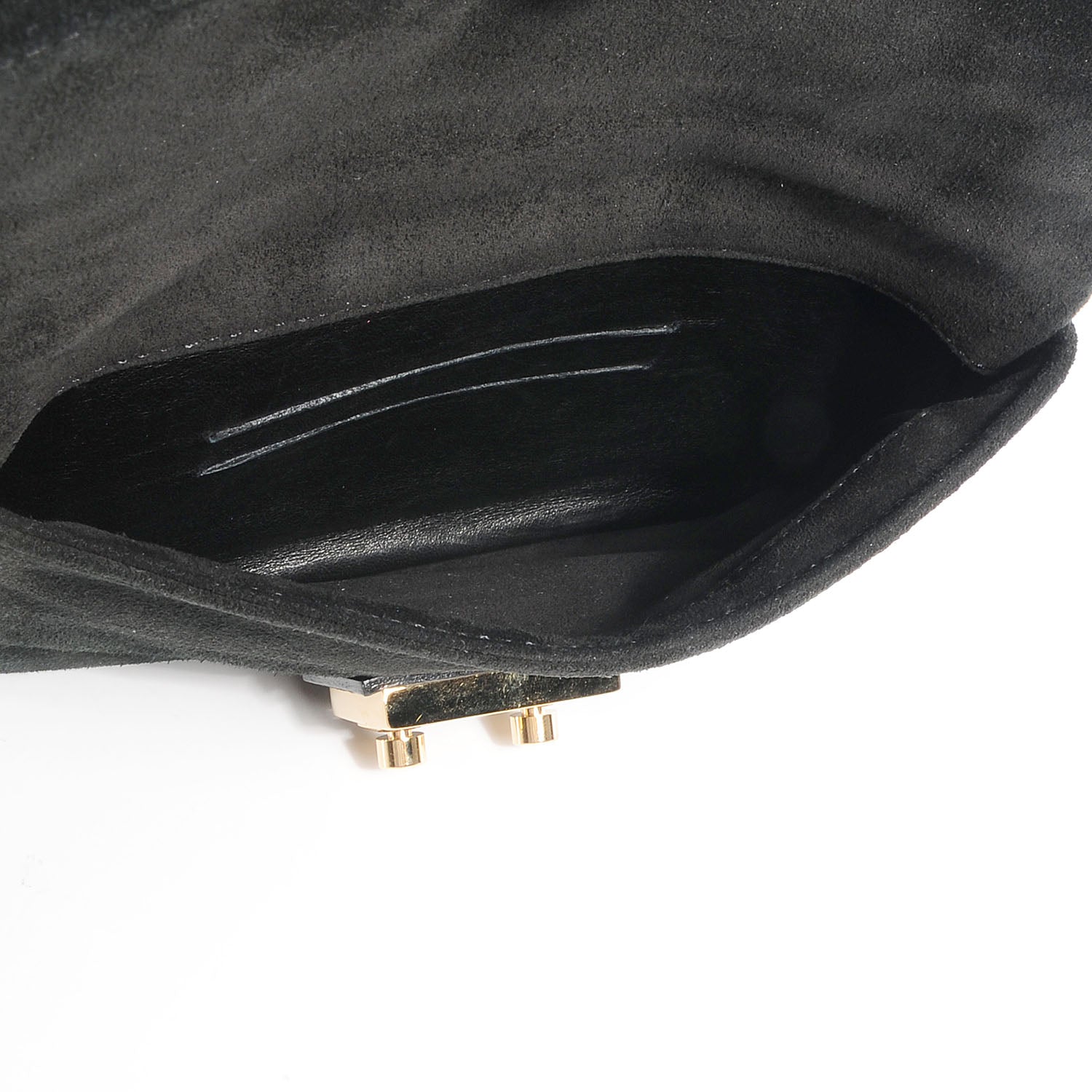 Louis Vuitton Suede SC Slim Clutch Coal 6 of 8