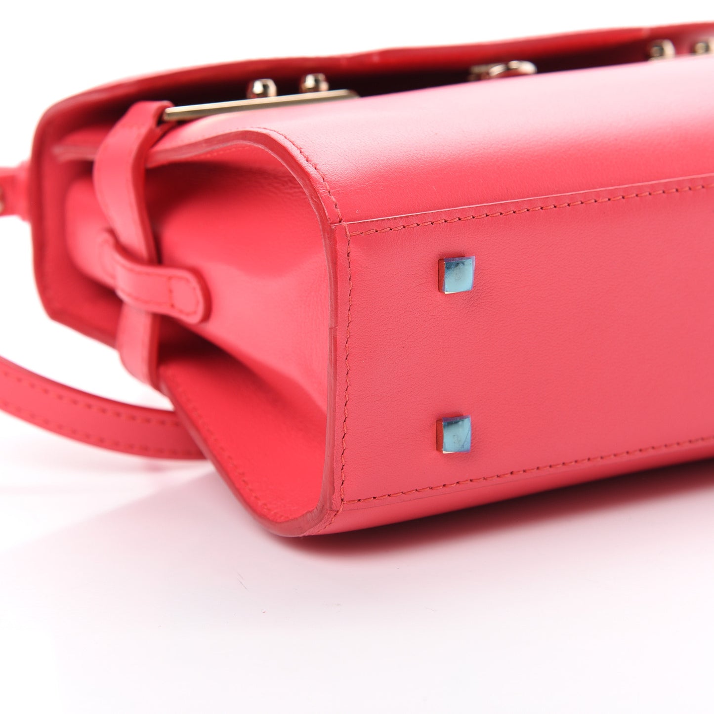 Smooth Calfskin Mini Tempete Satchel Rose Candy