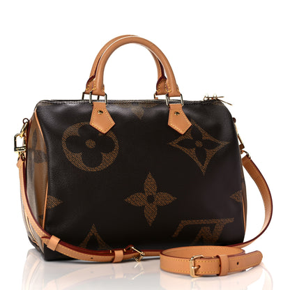 Louis Vuitton Reverse Monogram Giant Speedy Bandouliere 30 3 of 10