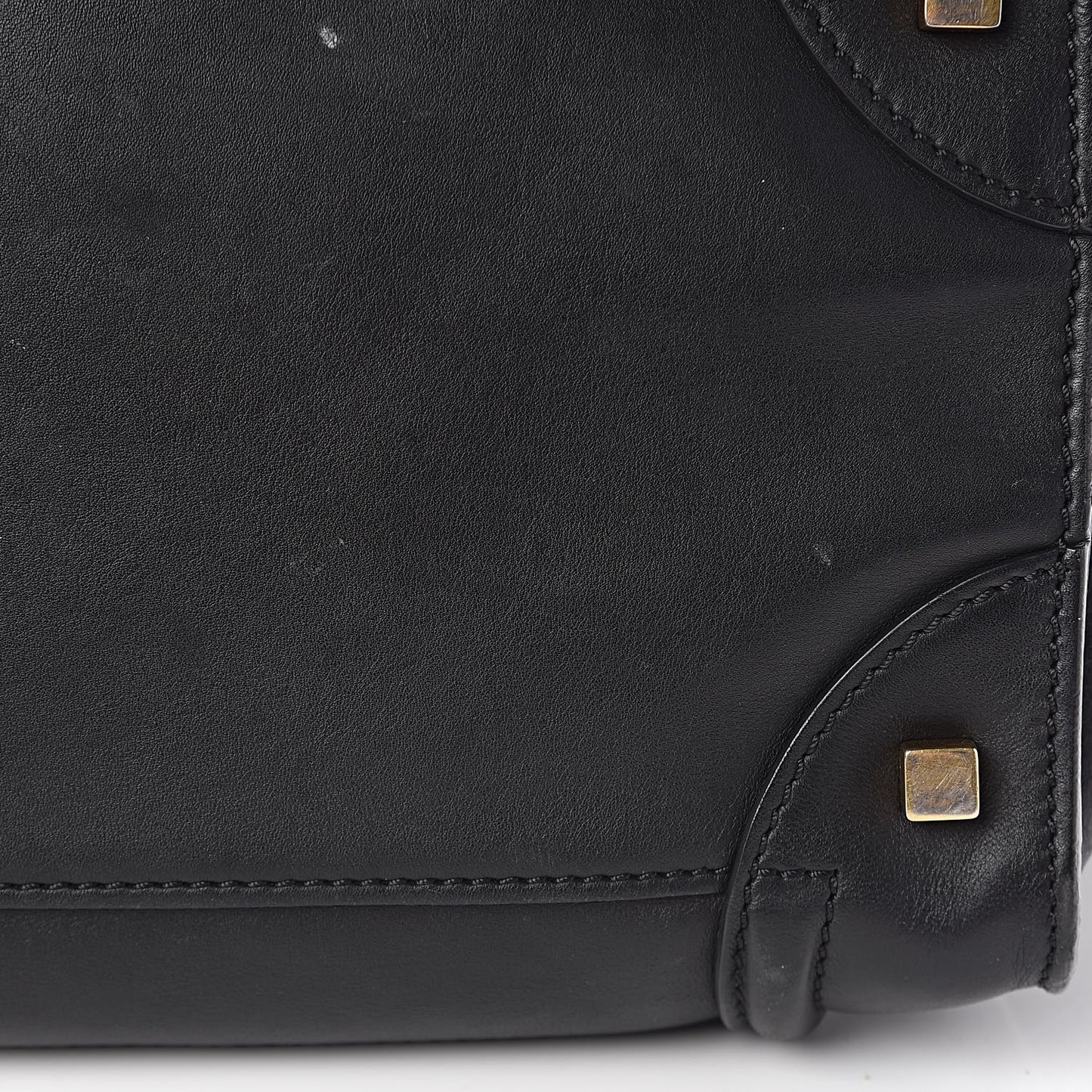 Smooth Calfskin Mini Luggage Black