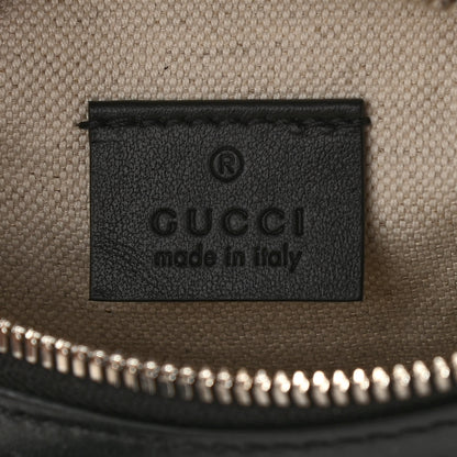 Gucci Calfskin GG Tennis Embossed Belt Bag Black 6 of 11