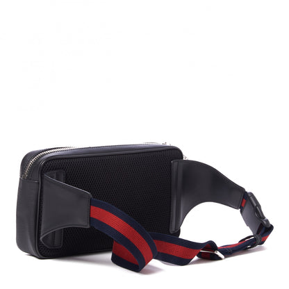 Gucci Soft GG Supreme Monogram Web Belt Bag Black Grey 2 of 8