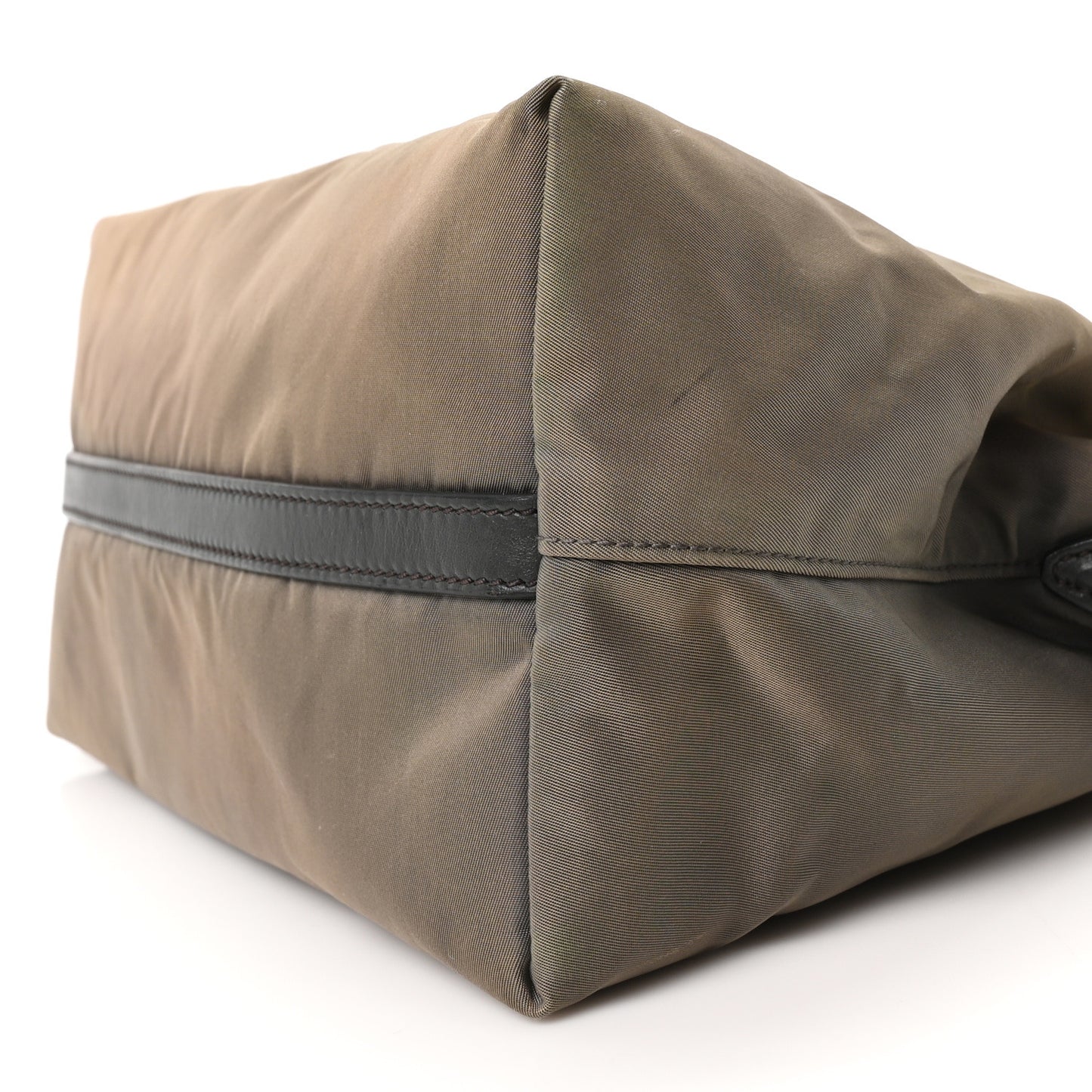 Tessuto Nylon Soft Calf Shopping Tote Ardesia
