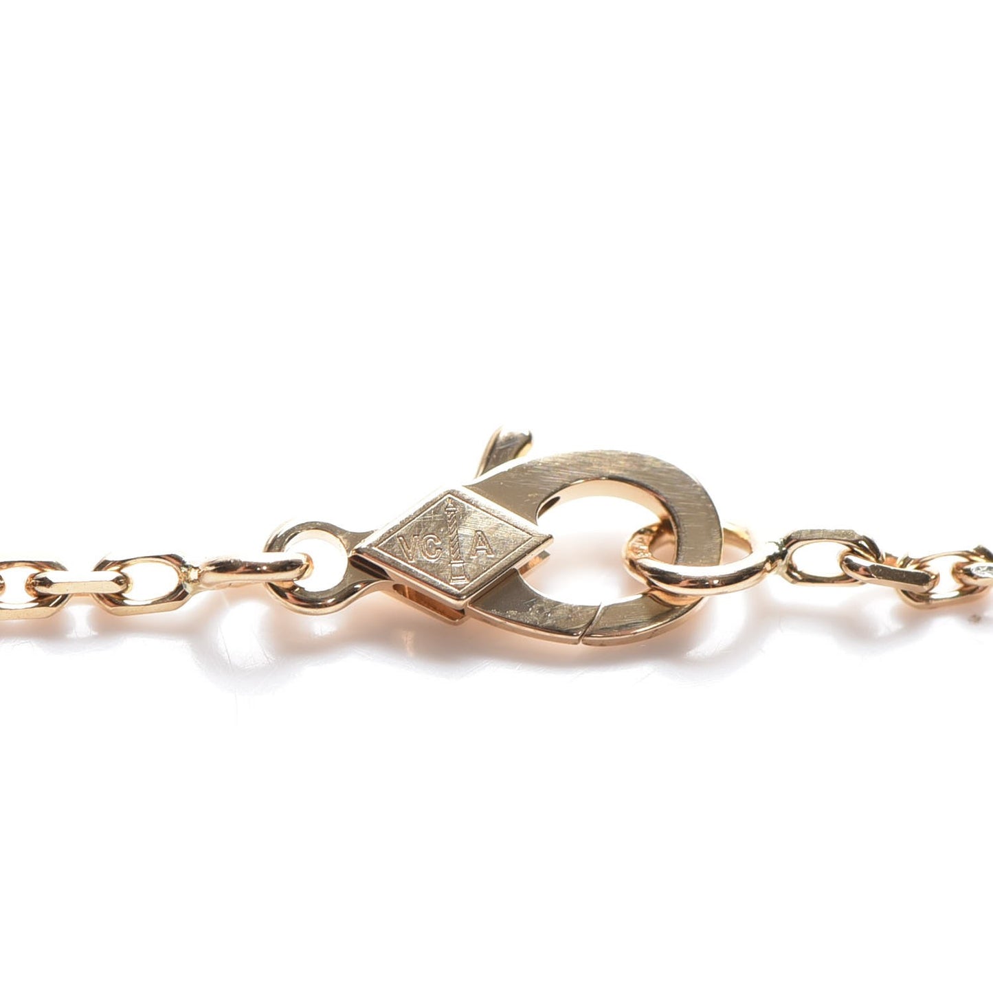 18K Yellow Gold Mother of Pearl Magic Alhambra Long Necklace