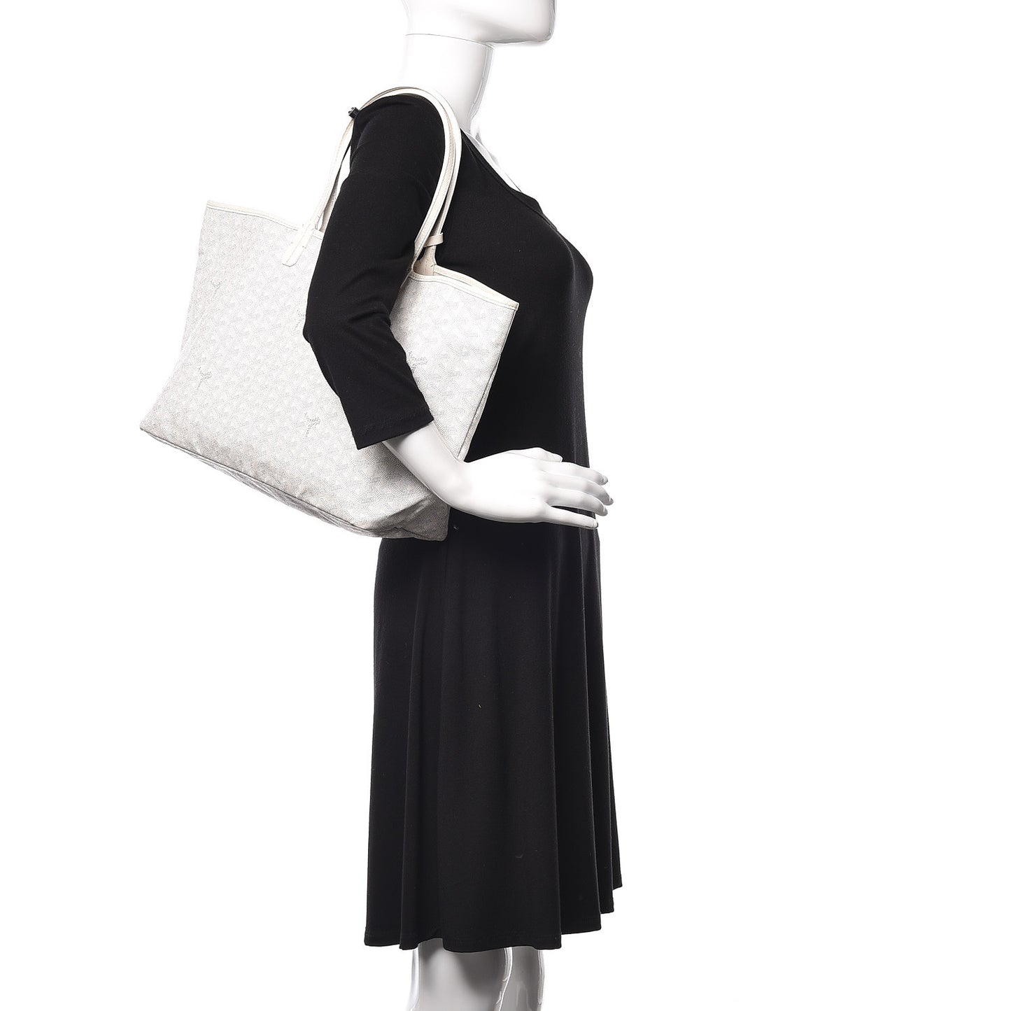 Goyardine Saint Louis PM White