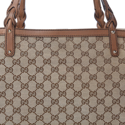 Gucci Monogram Medium Craft Tote Brown 9 of 15