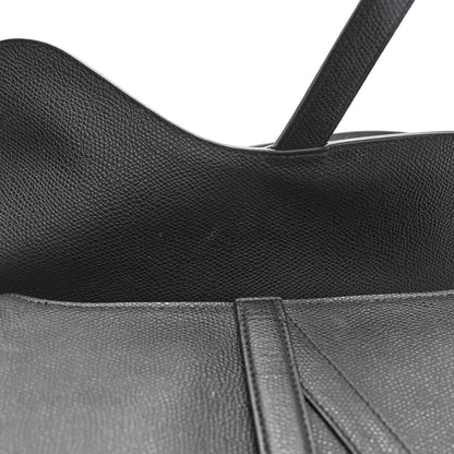 Christian Dior Calfskin Saddle Bag Black 12 of 15