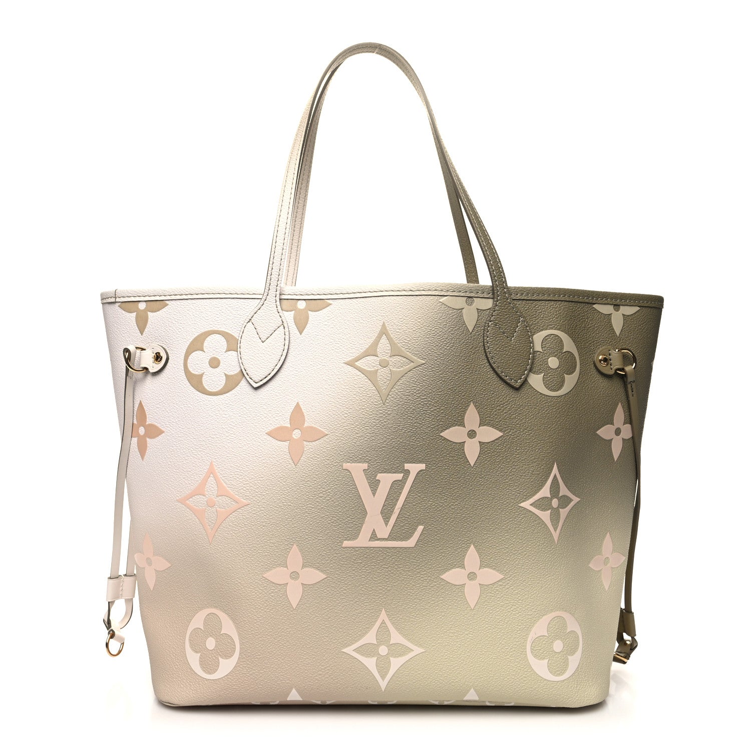Louis Vuitton Monogram Giant Spring In The City Neverfull MM Sunset Kaki 3 of 11