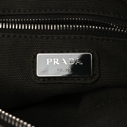 Prada Canapa Logo Saint Barth Boston Bag Militare 6 of 12