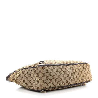 Gucci Monogram Large Abbey Tote Dark Brown 4 of 10