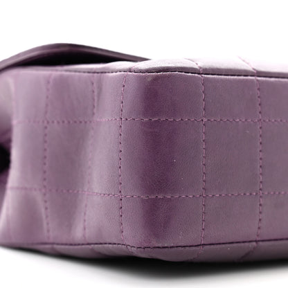 Chanel Lambskin Chocolate Bar Mademoiselle Flap Purple 10 of 14