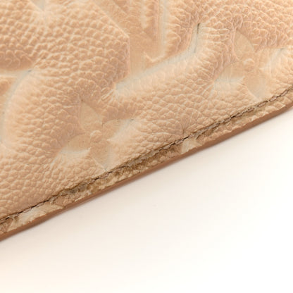 Louis Vuitton Empreinte Monogram Summer Stardust Neverfull MM Pochette Beige Clair 7 of 12
