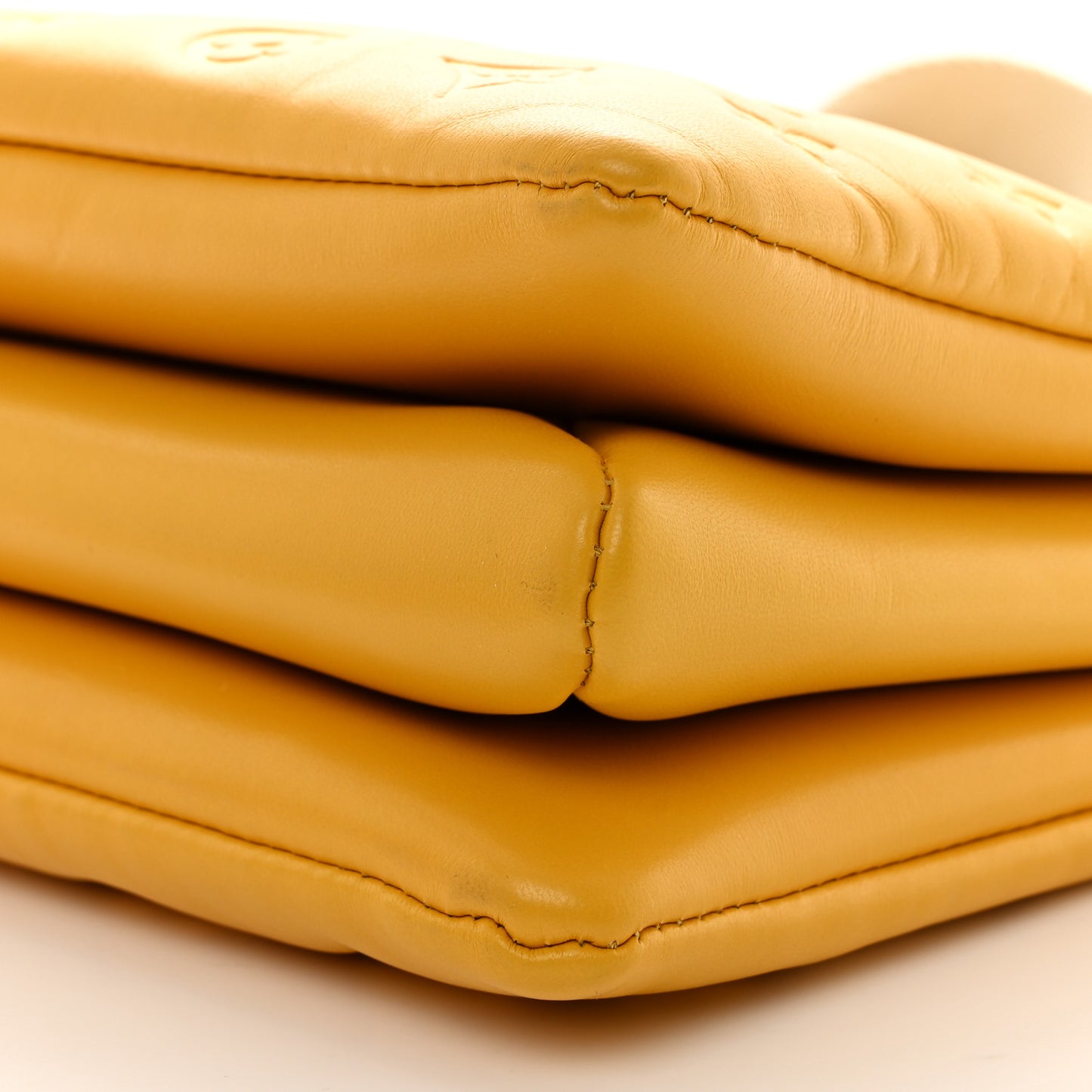 Lambskin Embossed Monogram Coussin PM Sunflower