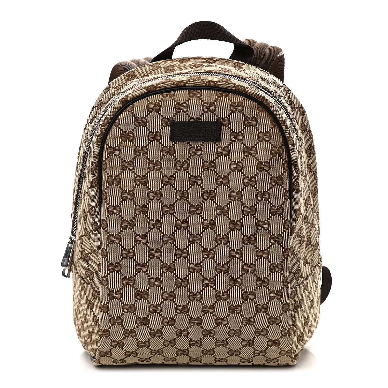 Gucci Monogram Travel Backpack Dark Brown 1 of 10
