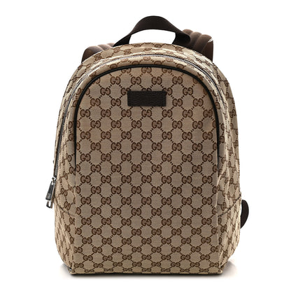 Gucci Monogram Travel Backpack Dark Brown 1 of 10