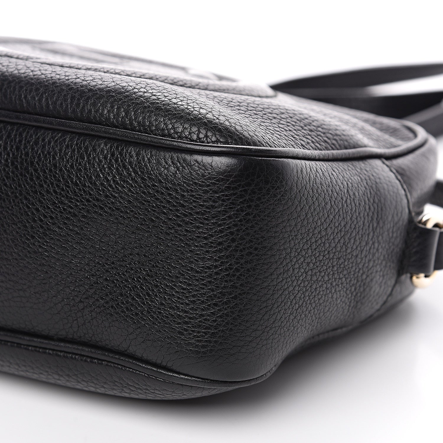 Gucci Pebbled Calfskin Small Soho Disco Bag Black 8 of 13