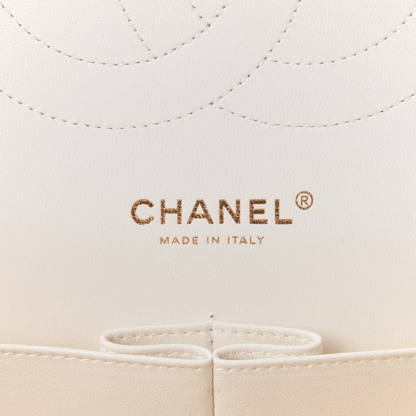 Caviar Quilted Jumbo Double Flap White