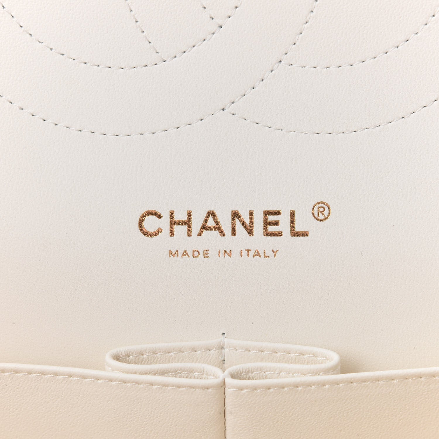 Chanel Caviar Quilted Jumbo Double Flap White 6 of 9