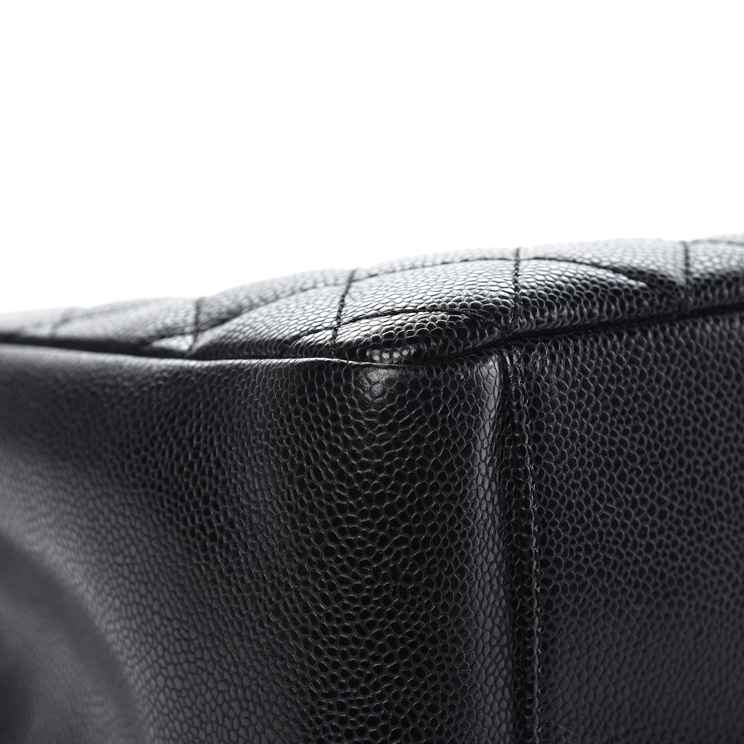 Chanel Caviar Quilted Grand Shopping Tote GST Black 8 of 12