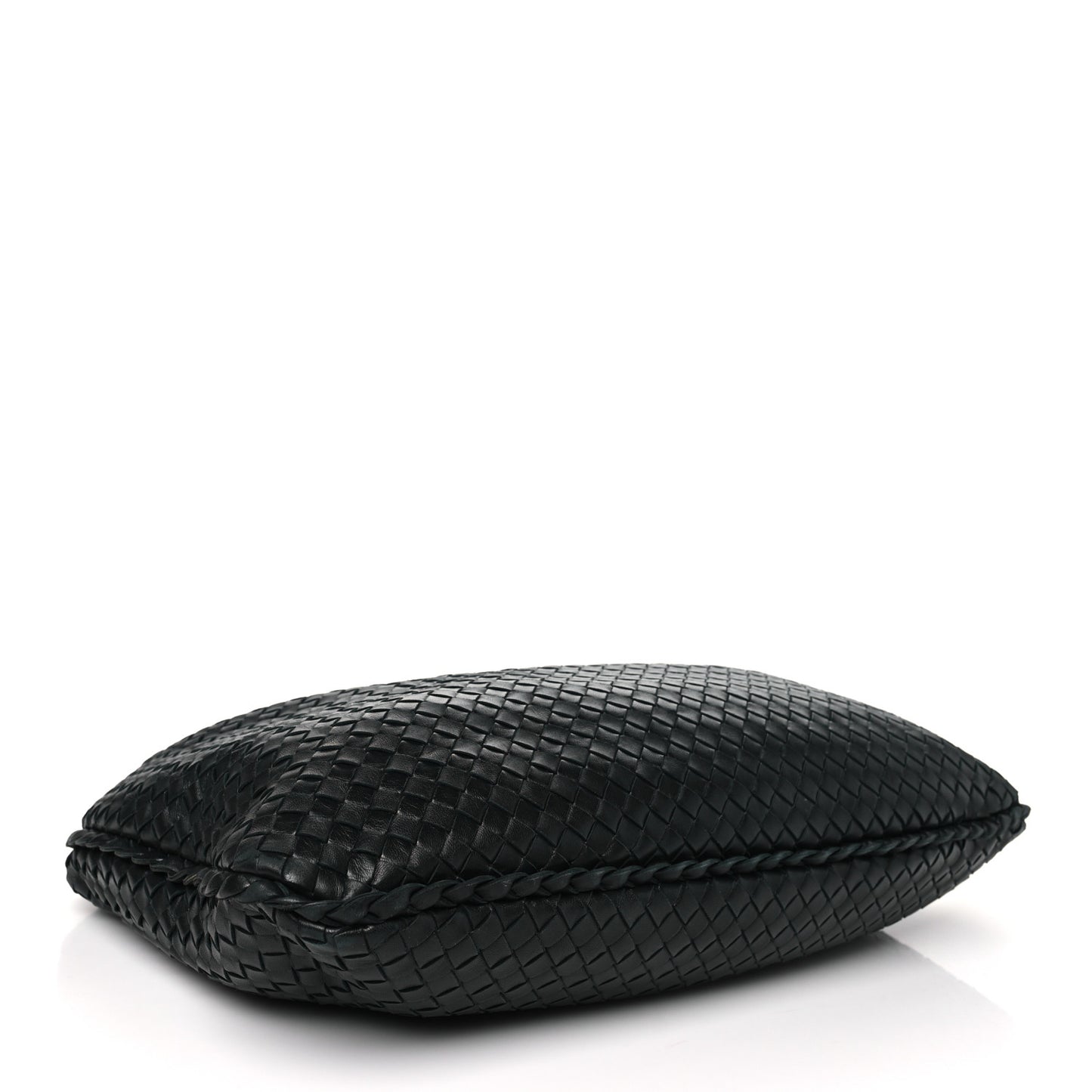 Nappa Intrecciato Large Veneta Hobo Black