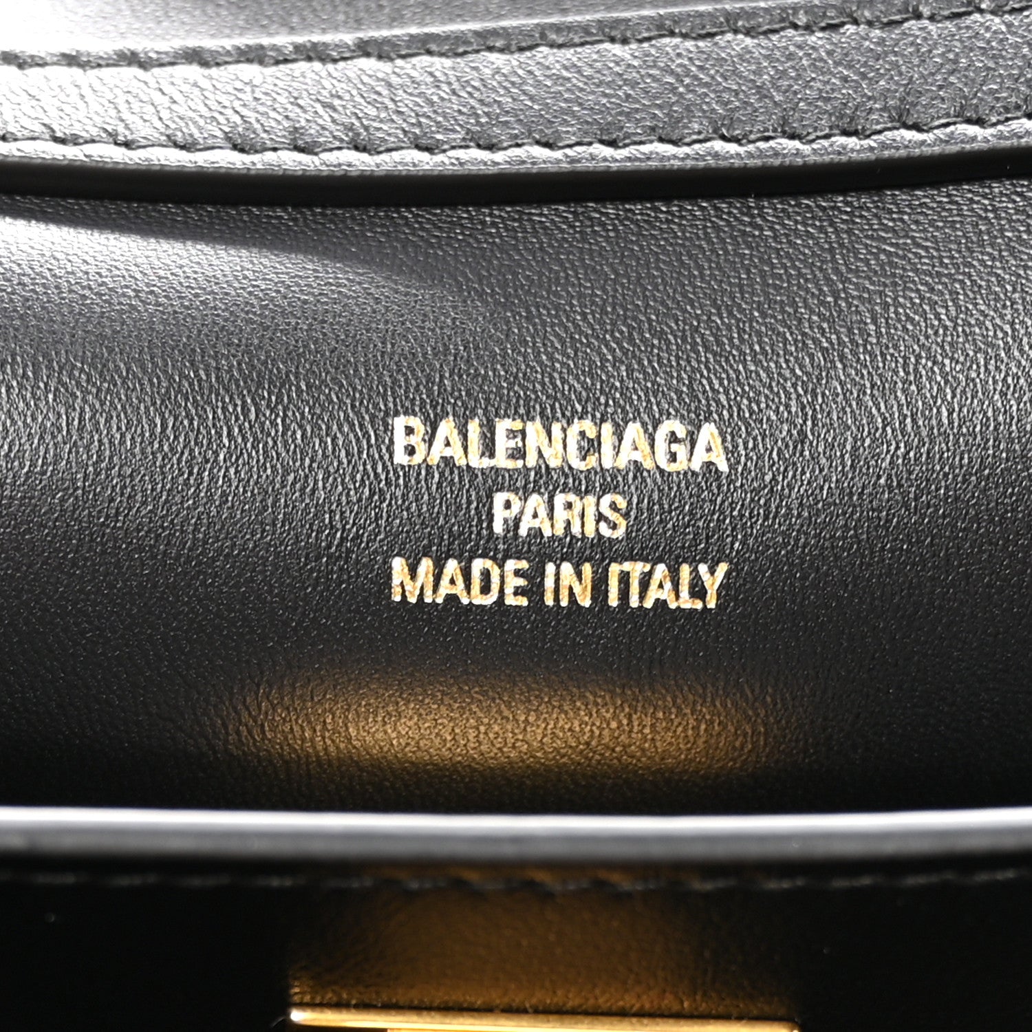Balenciaga Natural Smooth Calfskin Small Rodeo Top Handle Handbag Black 6 of 9