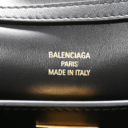 Balenciaga Natural Smooth Calfskin Small Rodeo Top Handle Handbag Black 6 of 9