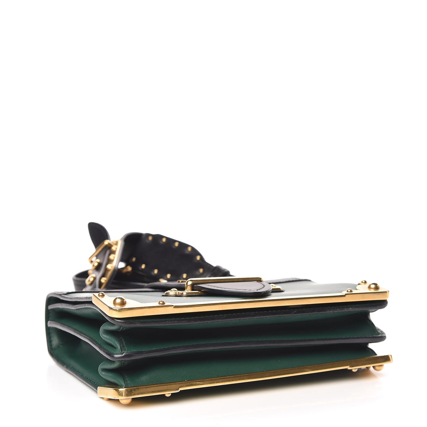 City Calf Saffiano Cahier Bag Biliardo Black