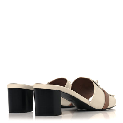 Hermes Calfskin Gigi 50 Sandals 40 Beige Glaise Rose Perle 5 of 9