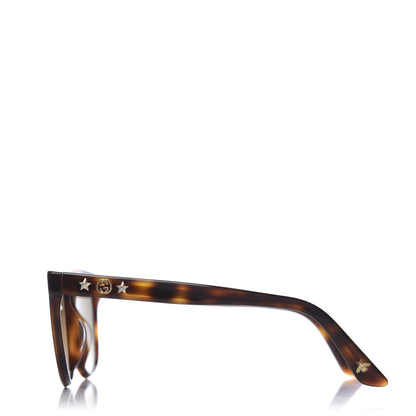 Gucci Round Frame Star Sunglasses GG0232SK Tortoiseshell 2 of 8