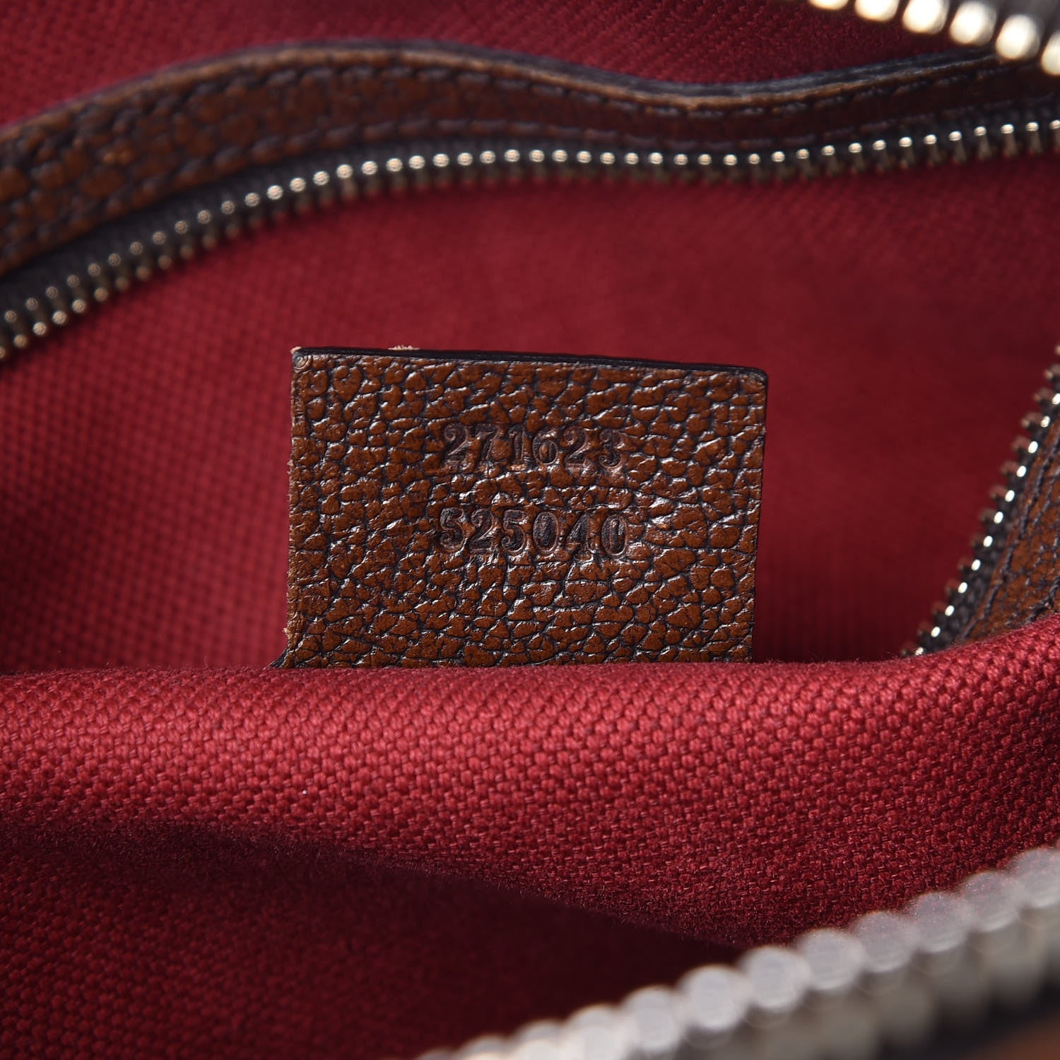 Gucci Fabric Pied De Poule Medium Seventies Web Boston Brown 7 of 15