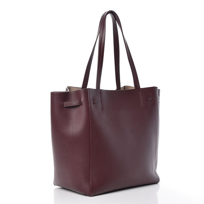 Celine Smooth Calfskin Small Tassel Cabas Phantom Burgundy 3 of 14