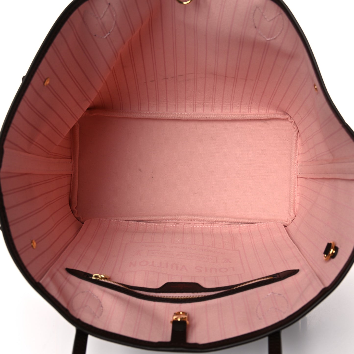 Damier Ebene Neo Neverfull MM Rose Ballerine