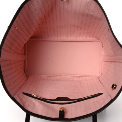 Louis Vuitton Damier Ebene Neo Neverfull MM Rose Ballerine 5 of 12