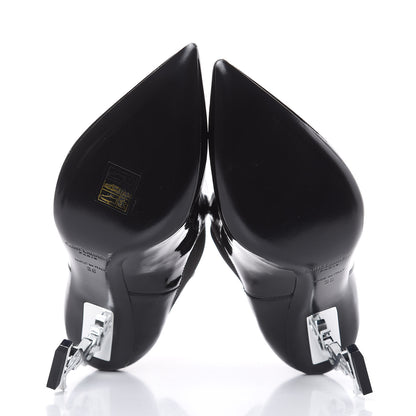 Saint Laurent Patent Opyum Booties 36 Black 5 of 8