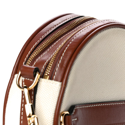 Burberry Canvas Calfskin Louise Bag Natural 11 of 15
