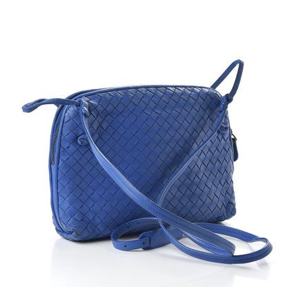Bottega Veneta Nappa Intrecciato Nodini Crossbody Messenger Signal Blue 3 of 15