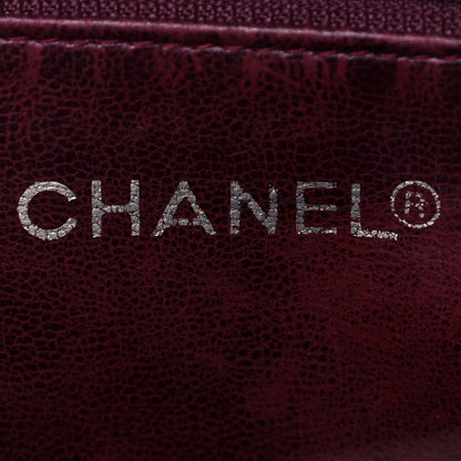 Chanel Lambskin Quilted Tote Burgundy 5 of 18
