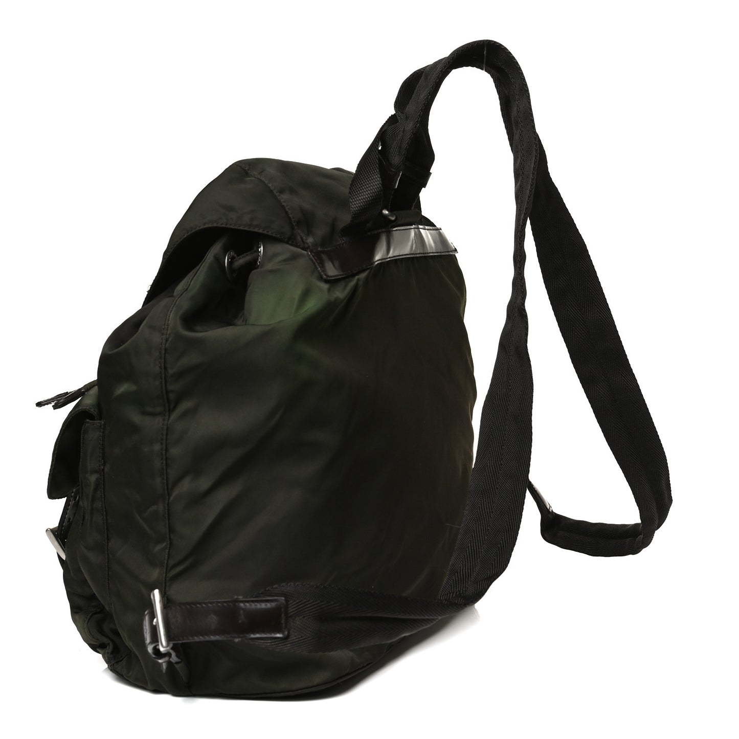 Nylon Vela Large Backpack Green