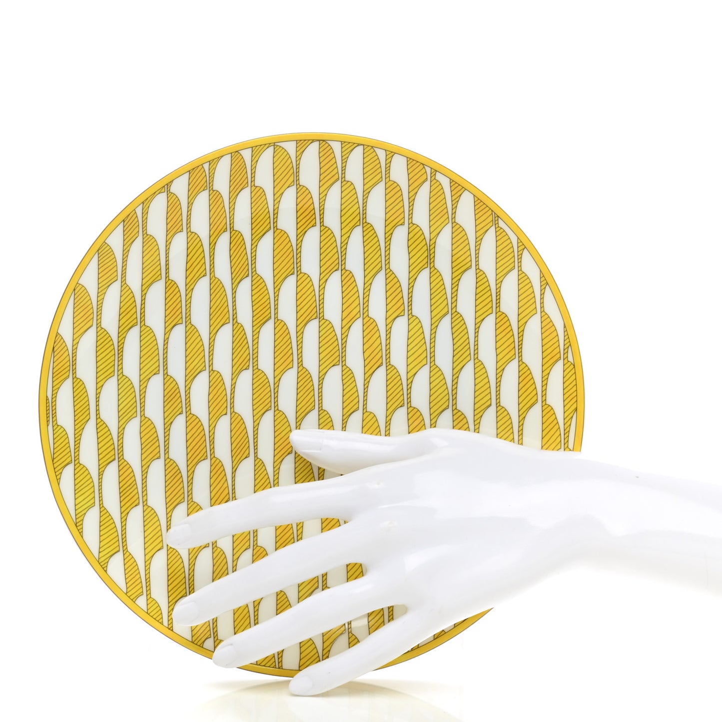 Porcelain Soleil d'Hermes Dessert Plate N°2