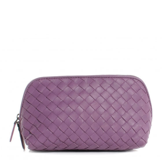 Bottega Veneta Nappa Intrecciato Cosmetic Case Corot 1 of 8
