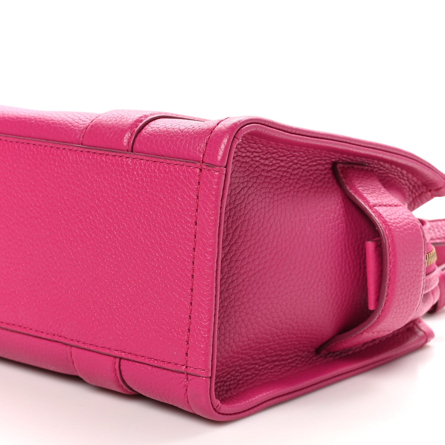 Marc Jacobs Grained Calfskin Small The Tote Bag Hot Pink 9 of 9