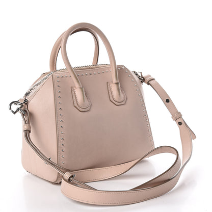 Givenchy Calfskin Mini Studded Antigona Nude Pink 3 of 21