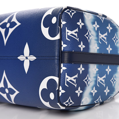 Louis Vuitton Monogram Escale Speedy Bandouliere 30 Blue 9 of 10