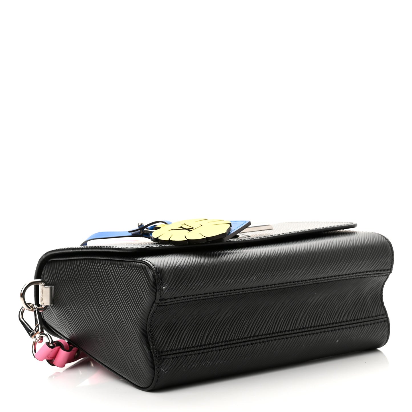 Epi Twist Short Handle Shoulder Bag Black Rose