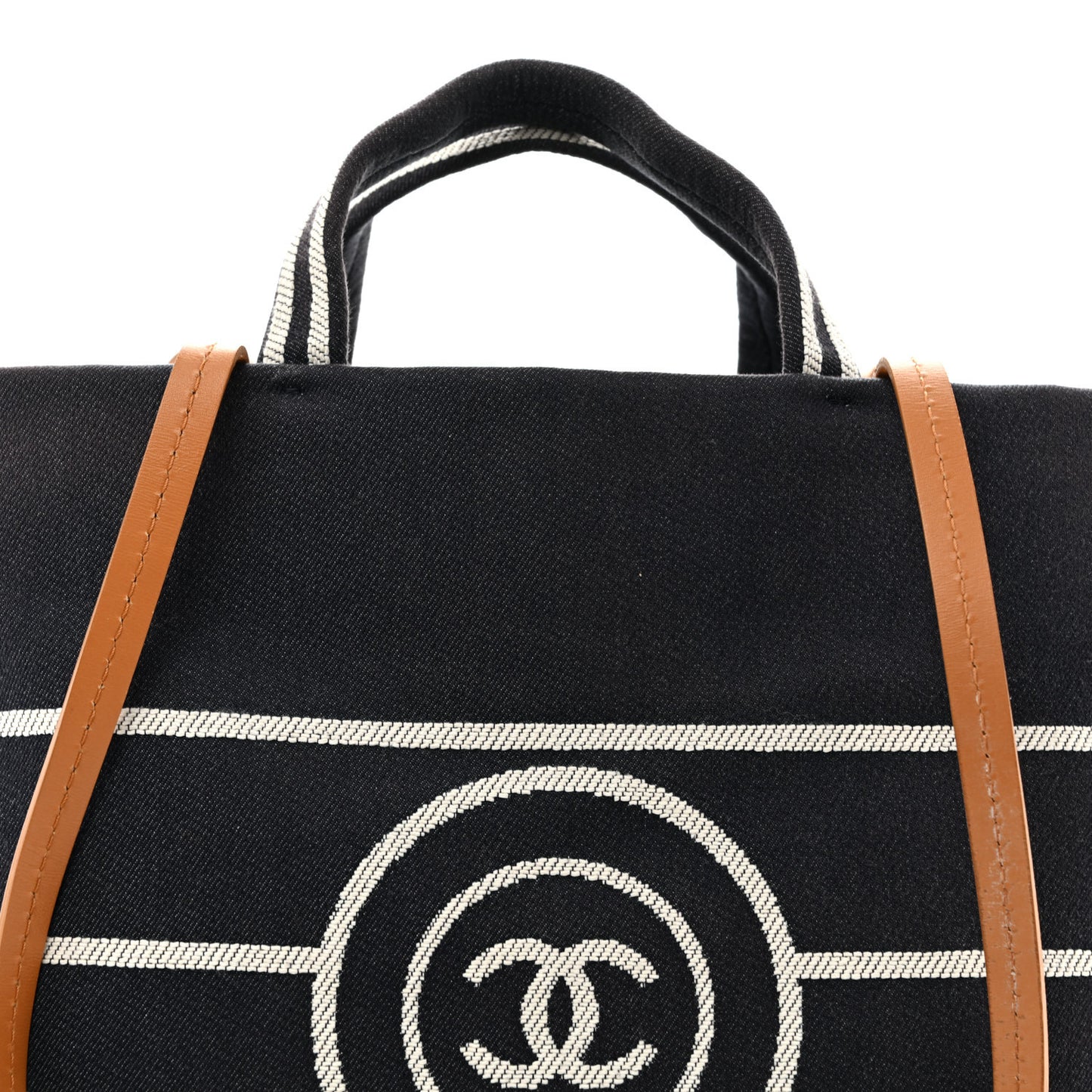 Denim Shopping Tote Blue