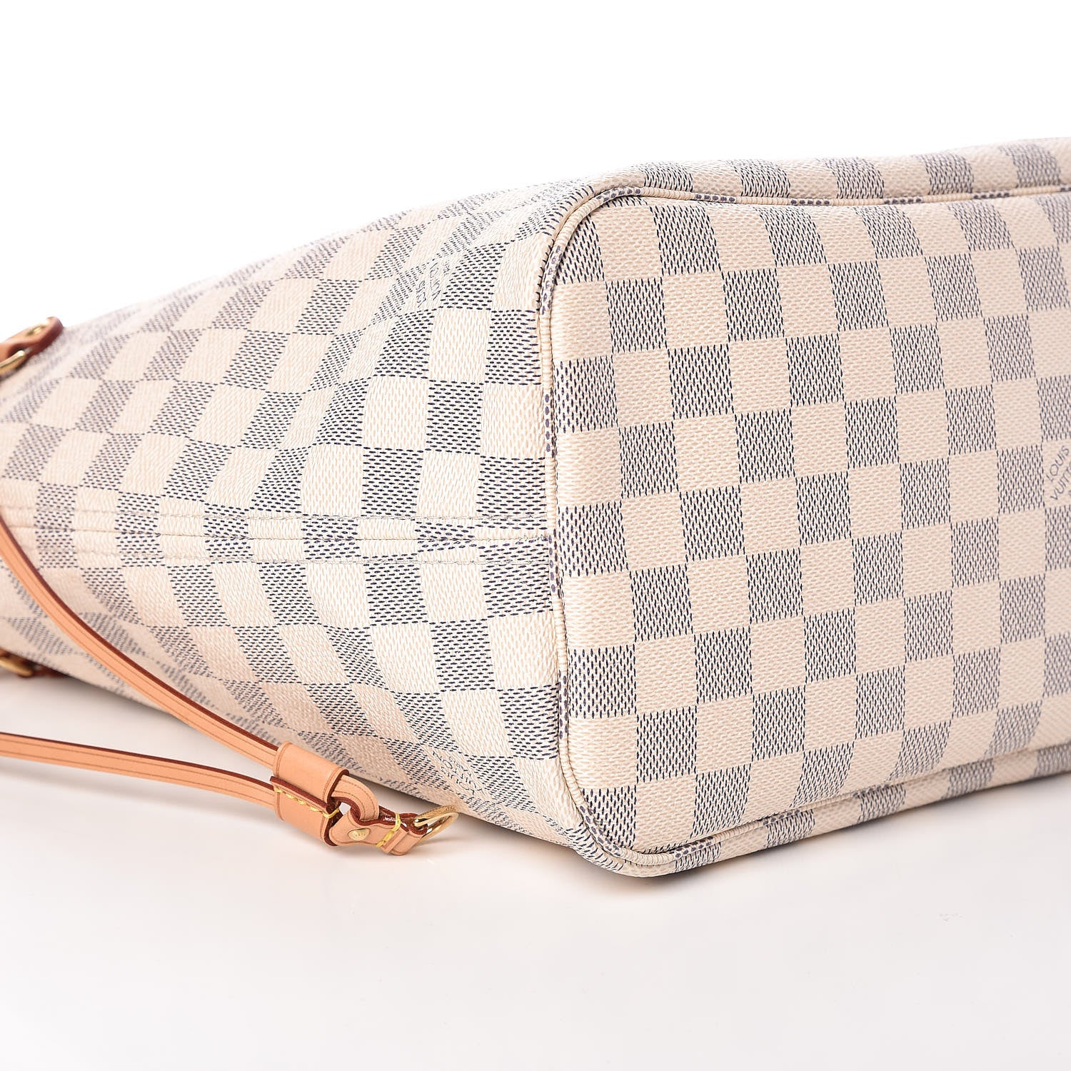 Louis Vuitton Damier Azur Neo Neverfull MM Rose Ballerine 8 of 9