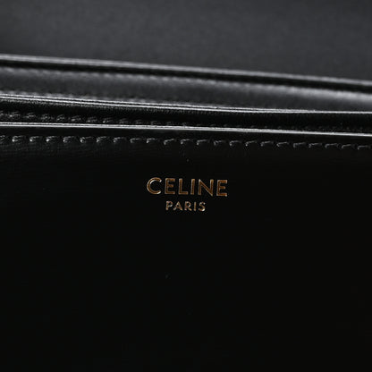 Celine Shiny Calfskin Medium Triomphe Black 6 of 13