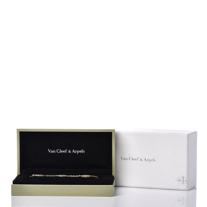 Van Cleef & Arpels 18K Yellow Gold 5 Motifs Vintage Alhambra Bracelet 6 of 6